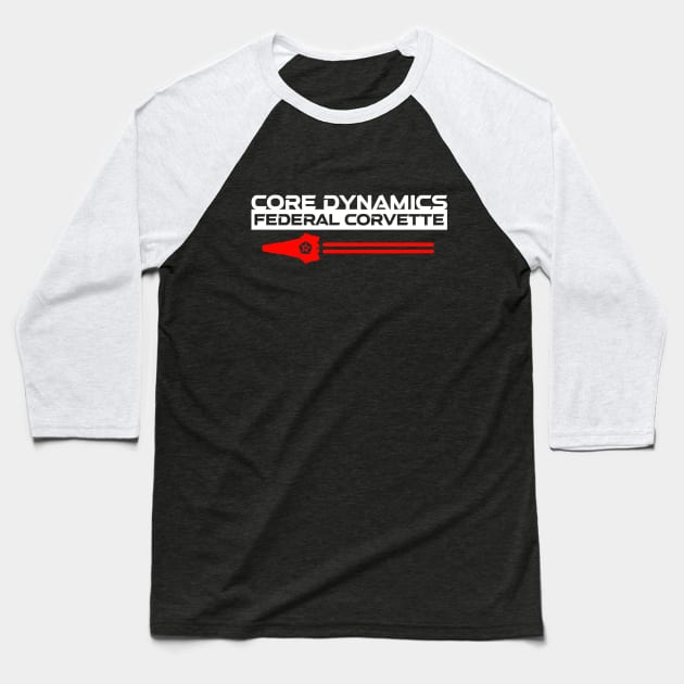 Elite: Dangerous - Core Dynamics Baseball T-Shirt by Lyamecron